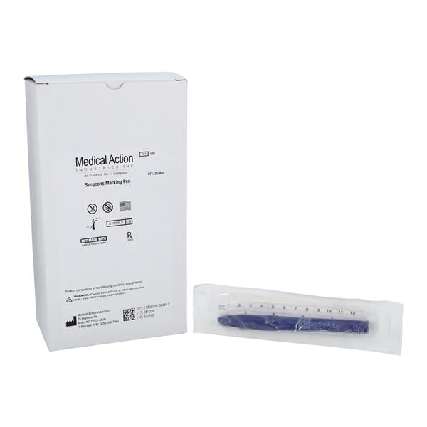 Skin Marking System Standard Point Tip Purple Sterile