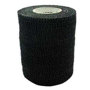 PowerFlex Athletic Tape Elastic 4"x6yd Black Non-Sterile 12/CA