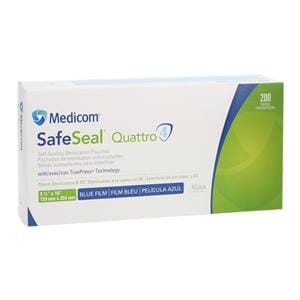 SafeSeal Quattro Sterilization Pouch Safe Seal 5.25 in x 10 in 200/Bx