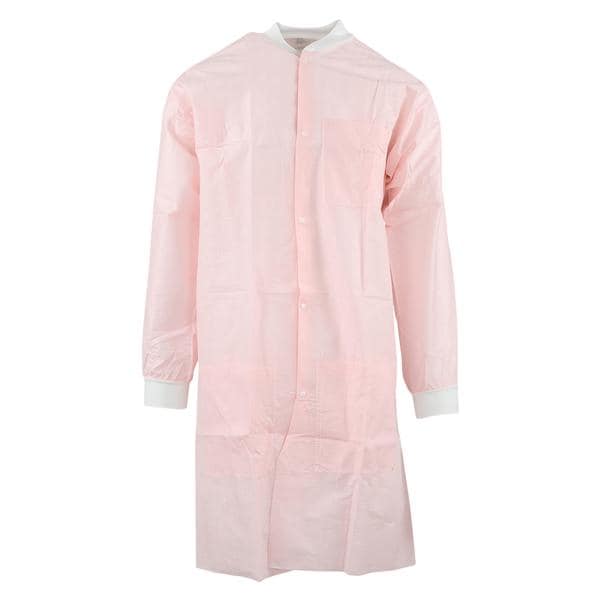 SafeWear High Performance Protective Lab Coat SMS Fabric Small Pretty Pink 12/Bg