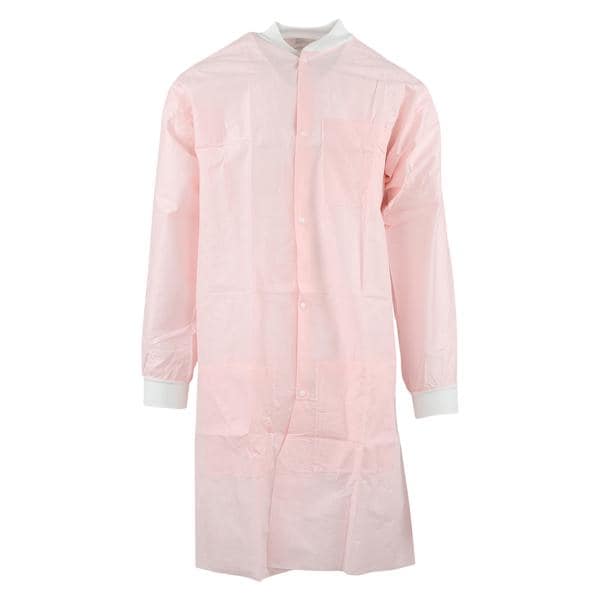 SafeWear High Performance Protective Lab Coat SMS Fbrc X-Large Pretty Pink 12/Bg