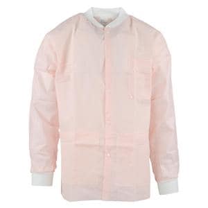 SafeWear Hipster Protective Lab Jacket SMS PP Fbrc X-Large Pretty Pink 12/Bg, 5 BG/CA