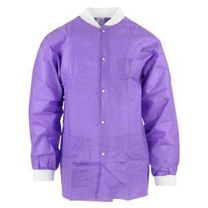 SafeWear Hipster Protective Lab Jacket SMS PP Fbrc Small Plum Purple 12/Bg