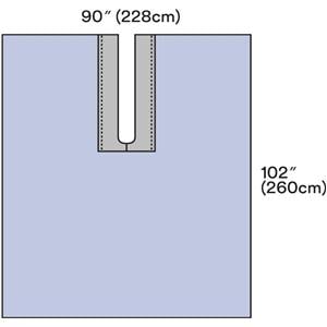 Steri-Drape 89x102" Sterile Surgical Drape/sheet Fenestrated