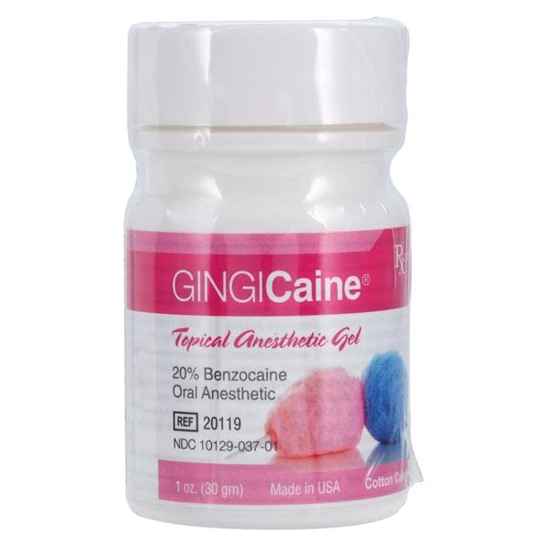 Gingicaine Topical Anesthetic Gel Cotton Candy 1oz/Jr, 6 JR/CA