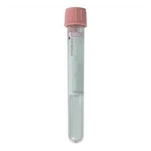 Vacuette Venous Blood Collection Tube Pink/Black 6mL Twist Cap Plastic 1200/Ca