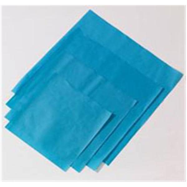 Sterilization Wrap 24 in x 24 in Blue 500/Ca