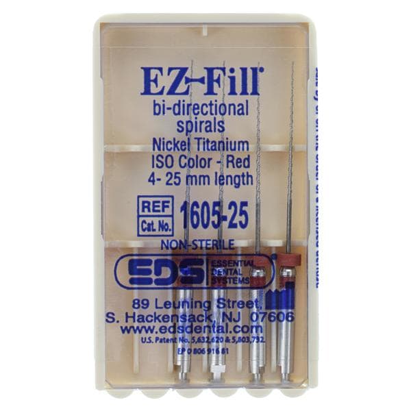EZ-Fill Obturation System Nickel Titanium 25 mm 4/Pk