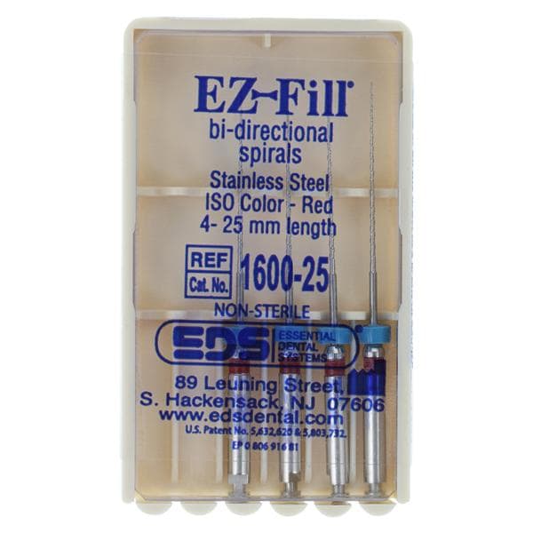EZ-Fill Obturation System Stainless Steel 25 mm 4/Pk