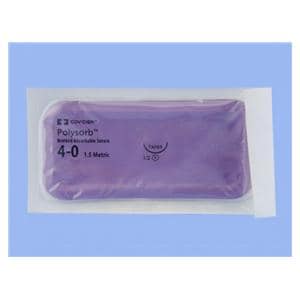 Polysorb Suture 4-0 30" Polyester Braid V-20 Violet 36/Ca