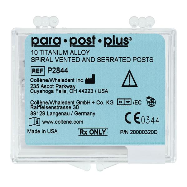 ParaPost Plus Posts Titanium 4 0.04 in Yellow P284-4 10/Vl