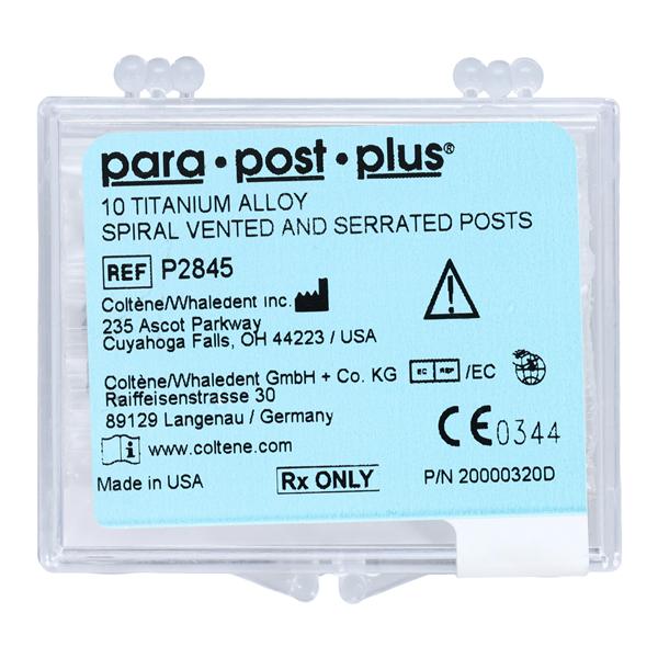 ParaPost Plus Posts Titanium 5.5 0.05 in Red P284-5.5 10/Vl