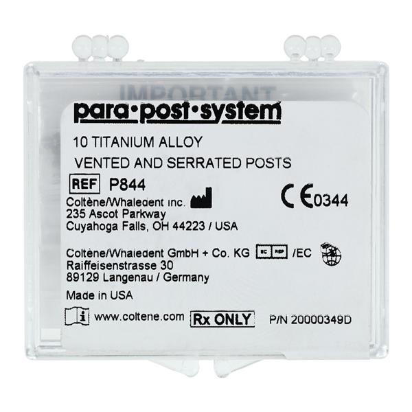 ParaPost Posts Titanium 4 0.04 in Yellow P84-4 10/Vl