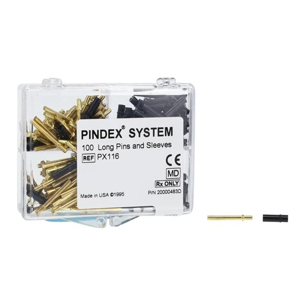 Pindex Pins/Sleeves Dowel Pin PX116 Long 100/Package