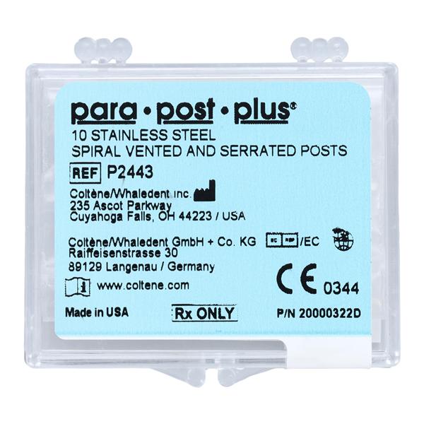 ParaPost Plus Posts Stainless Steel 7 0.07 in Green P244-7 10/Vl