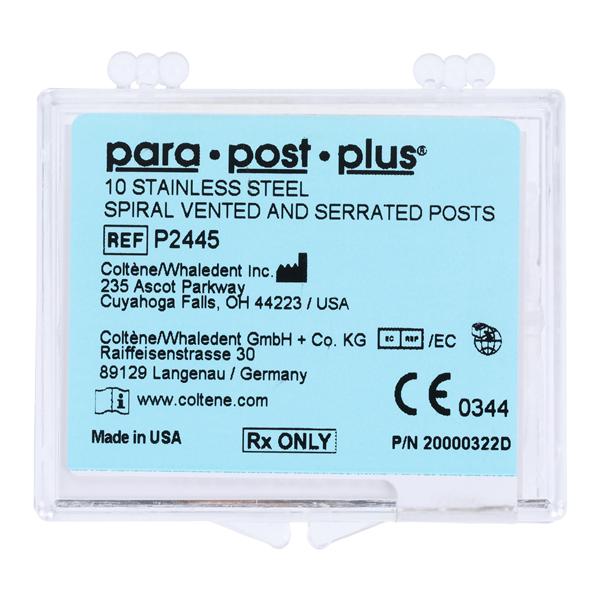 ParaPost Plus Posts Stainless Steel 5 0.05 in Red P244-5 10/Vl