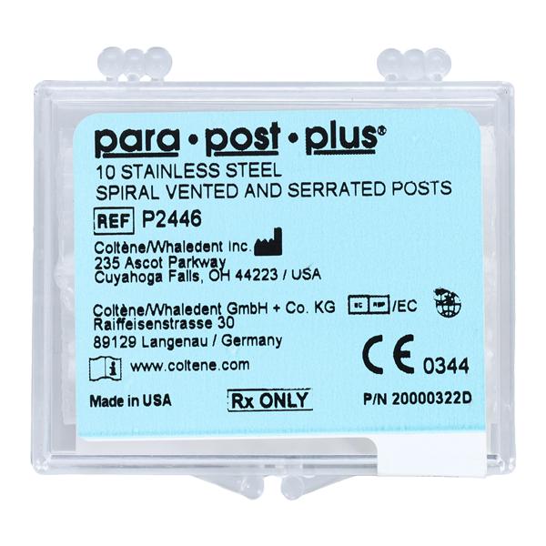 ParaPost Plus Posts Stainless Steel Refill 6 0.06 in Black P244-6 10/Vl