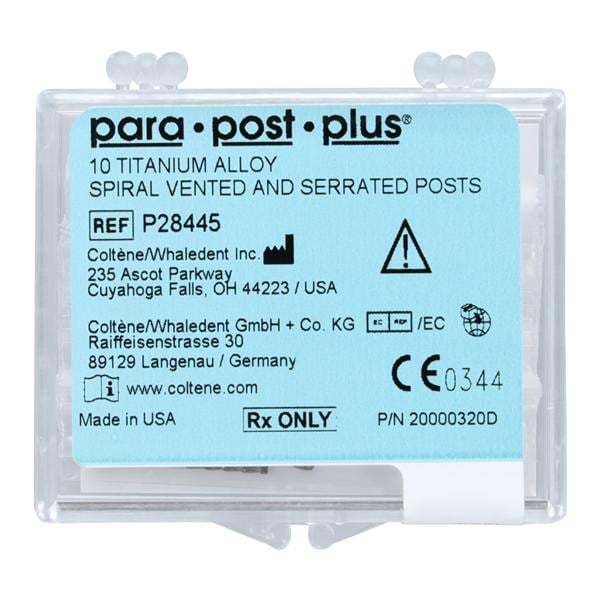 ParaPost Plus Posts Titanium 4.5 0.045 in Blue P284-4.5 10/Vl