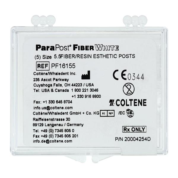 ParaPost Fiber White Fiber Posts Refill Size 5.5 Purple Headed Parallel 5/Pk