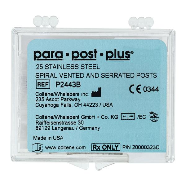ParaPost Plus Posts Stainless Steel 3 0.036 in Brown P244-3B 25/Vl