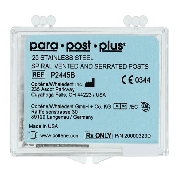 ParaPost Plus Posts Stainless Steel Bulk Kit 5 0.05 in Red P244-5B 25/Vl