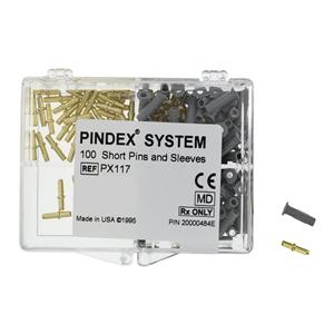 Dowel Pin Pindex Pins/Sleeves PX117 Short 100/Pk