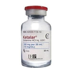 Ketalar Injection 10mg/mL MDV 20mL 10/Bx