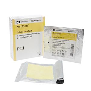 Xeroform Petrolatum Gauze Dressing 4x4" Sterile 3% Bismuth Tribromophenate LF