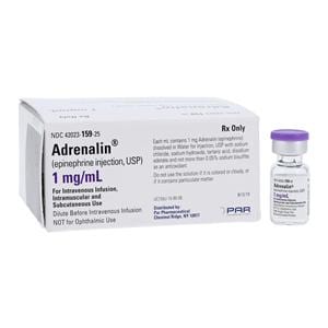Adrenalin Injection 1mg/mL SDV 1mL 25/Pk