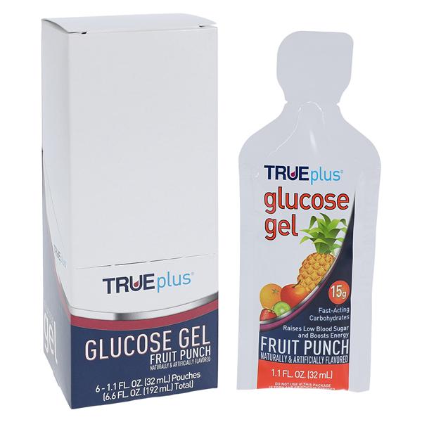 TruePlus Glucose Gel Fruit Punch 6/Pk