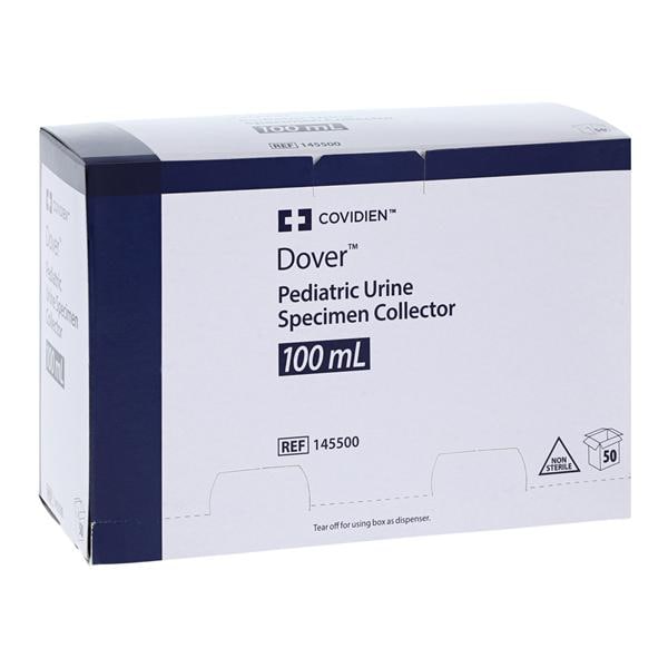 Dover Urine Specimen Collector 100mL Plastic Non-Sterile 50/Bx, 10 BX/CA