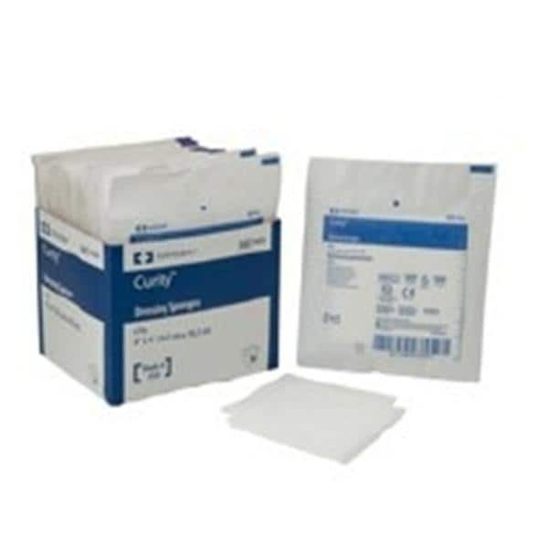 Excilon Rayon/Polyester Blend All Purpose Sponge 4x4" 6 Ply Sterile LF