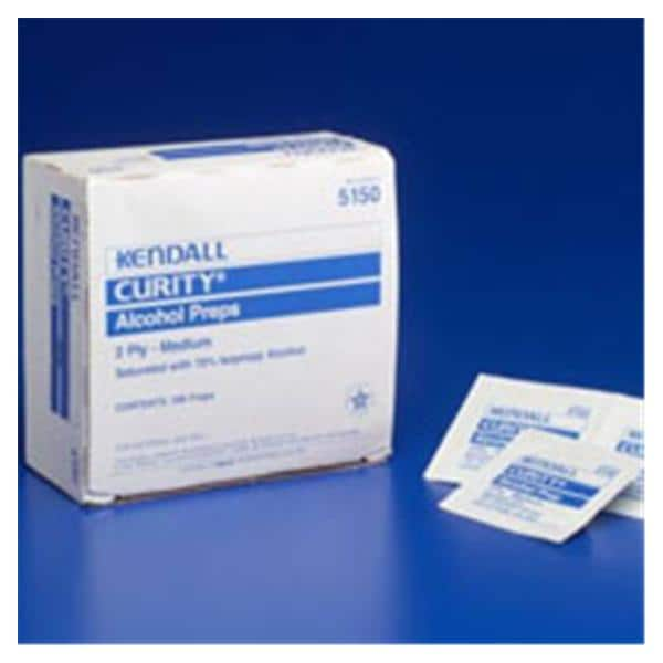 kendall curity alcohol prep pads