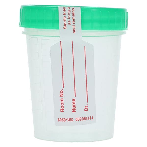 Specimen Container 4oz Silicone Sterile 100/Ca