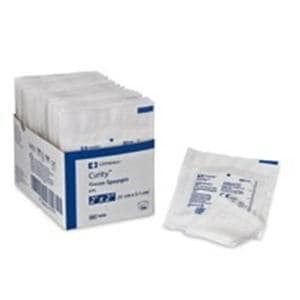 Curity 100% Cotton Gauze Sponge 2x2" 8 Ply Sterile LF