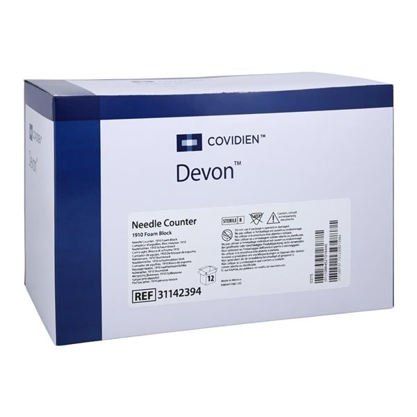 Devon Needle Counter Foam Block/Magnet/Plastic BOXLOCKS, 8 CR/CA