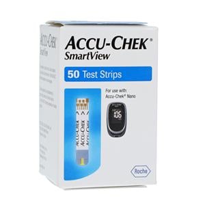 Accu-Chek Smart View Blood Glucose Test Strip CLIA Waived 50/Vl, 36 VL/CA
