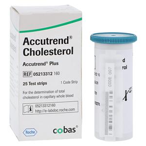 Accutrend Plus Cholesterol Test Strip 25/Vl