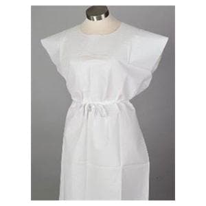 Patient Gown 30 in x 42 in Wt Standard Tissue / Poly / Tissue Disposable 50/Ca