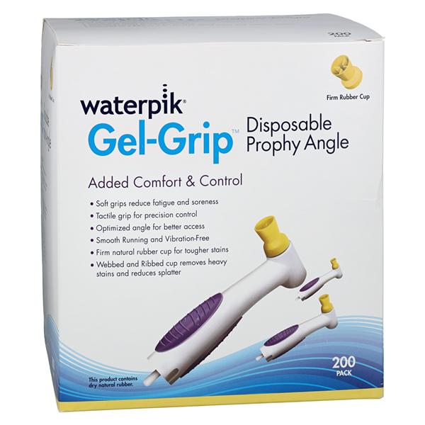 Waterpik® Gel-Grip Prophy Angle Firm Latex-Free 200/Bx