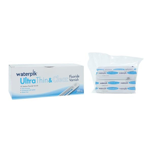 Waterpik Fluoride 5% Sod-Flrd Dspnsr Bx 5% Sodium Fluoride Variety Clear 100/Pk