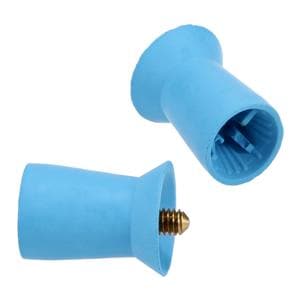 Waterpik® Densco® Prophy Cups Soft Ribbed / Webbed Screw Type Blue 144/Pk