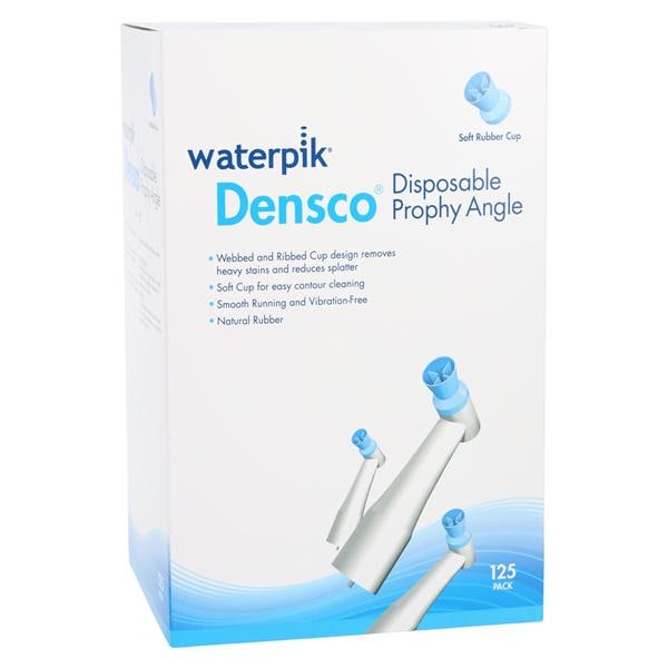 Waterpik® Densco® Prophy Angle Soft Blue Latex-Free 125/Bx
