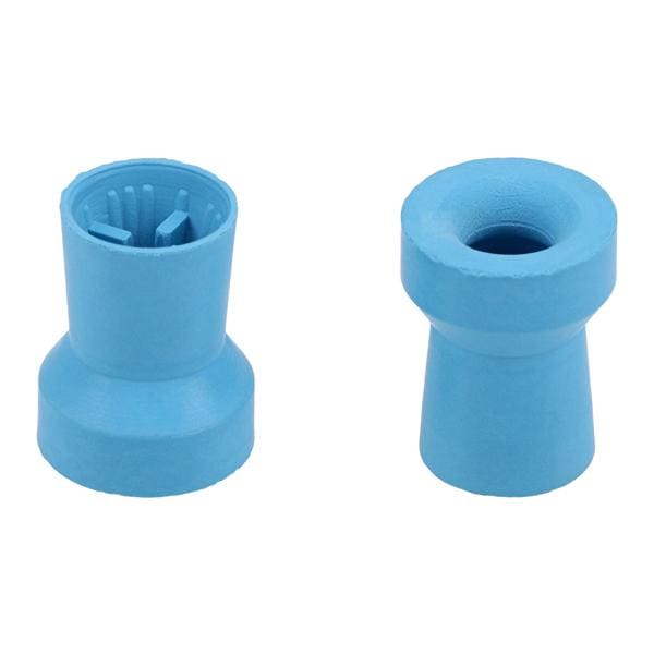 Waterpik® Densco® Prophy Cups Soft Ribbed / Webbed Snap On Blue 144/Pk