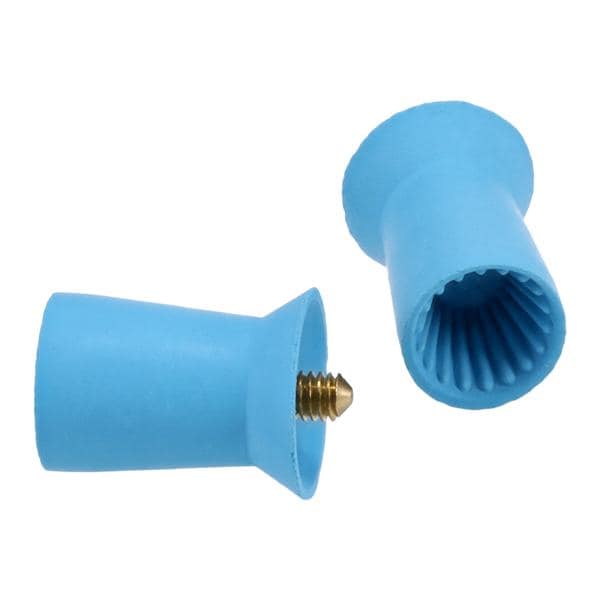 Waterpik® Densco® Prophy Cups Soft Ribbed Screw Type Blue 144/Pk