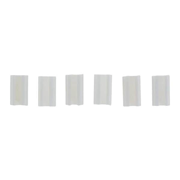 Ceka Preci-Horix Plastic Clips White 6/Pk