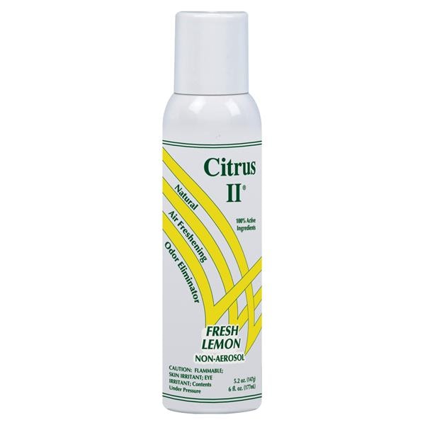 Citrus II Odor Eliminating Spray 7 fl oz - Lemon 5.2oz/Cn, 12 CN/CA