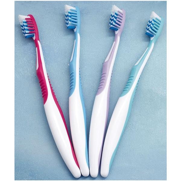 Acclean Manual Toothbrush Adult 38 Tuft Soft Full 72/Bx