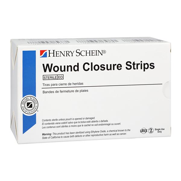 Wound Closure Strip 1/4x3" Opaque 150/Bx, 4 BX/CA