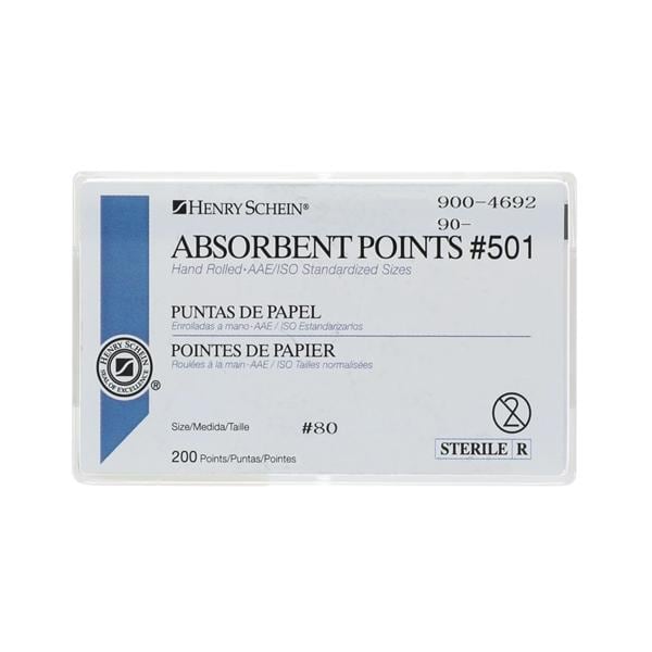 Absorbent Points Size 80 #501 200/Bx